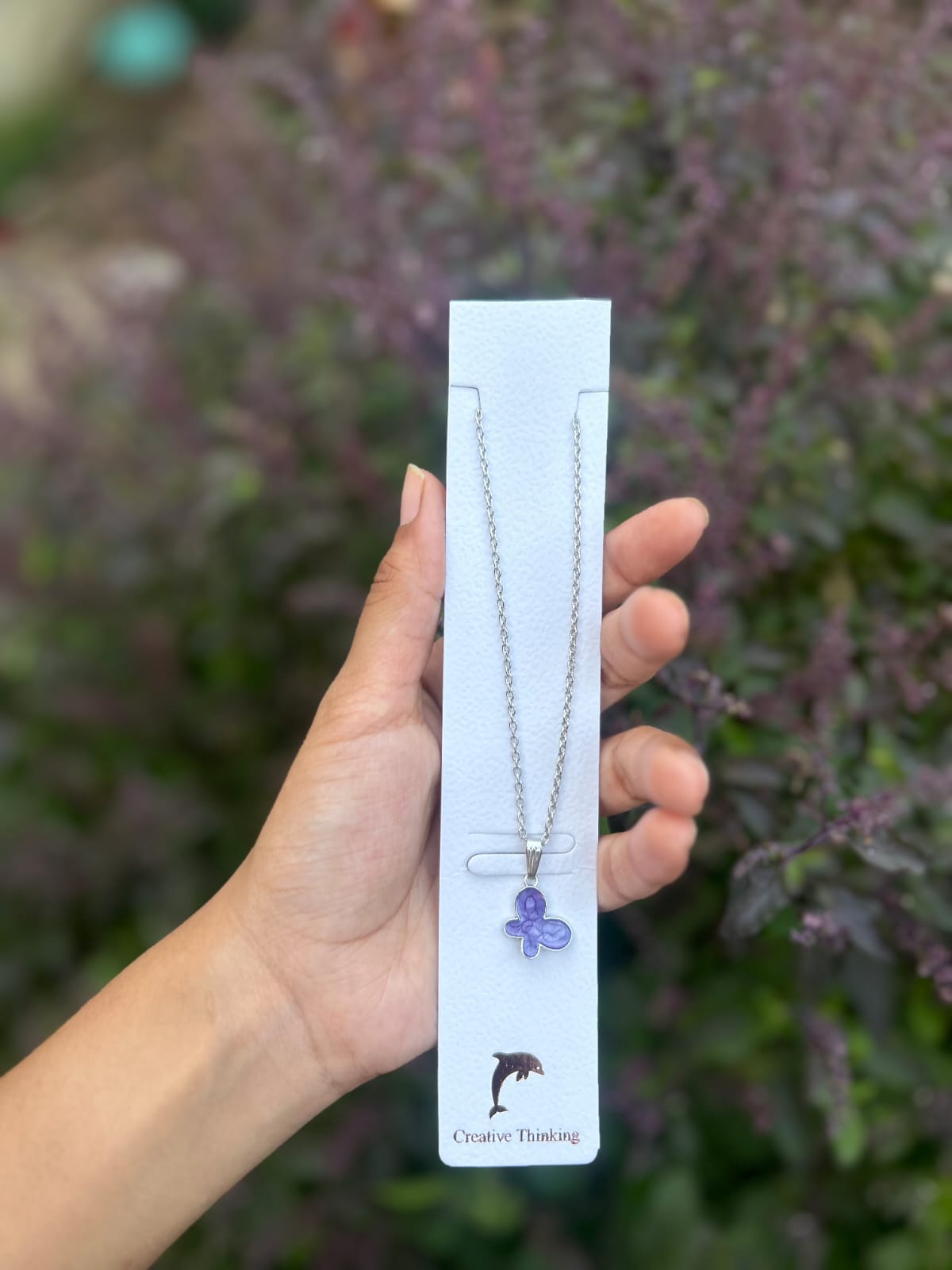 Teen Trendy Jewelry Gift Box – Butterfly & Evil Eye Necklace Set